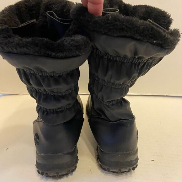 Totes black winter boots size 8 m zipper Ruby style - Picture 7 of 8